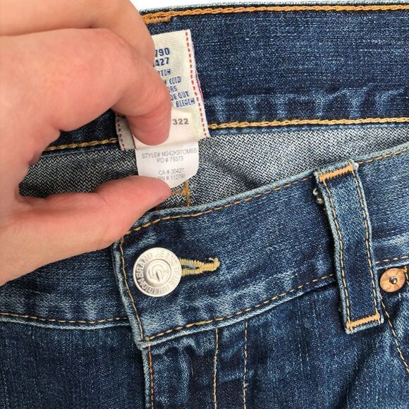 TRUE Religion Jeans Size 40 WORLD CHAMP Blue - Picture 5 of 9